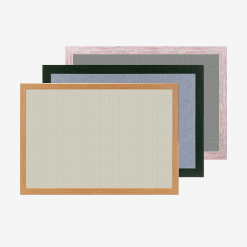 현대오피스 페이퍼프랜드,[고급형] 페브릭 게시판 [자석] 1200×1500mm