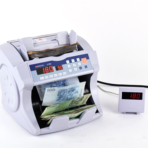 지폐계수기 V-900 + 고객용표시기 증정